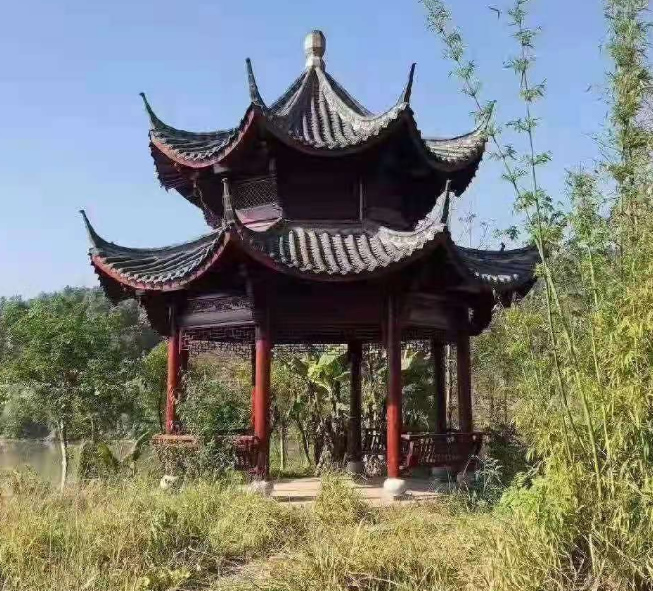 古建八角凉亭