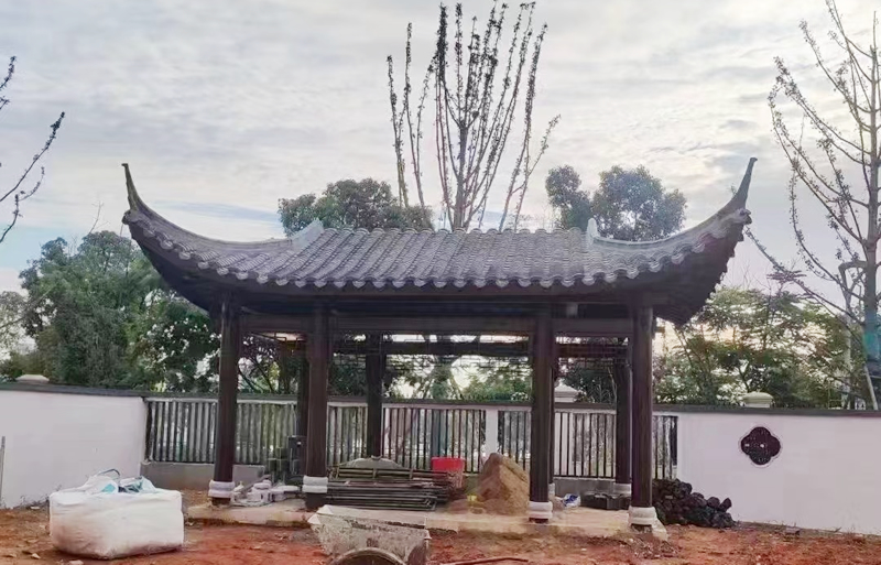 古建凉亭图片