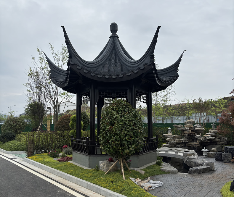 庭院别墅凉亭