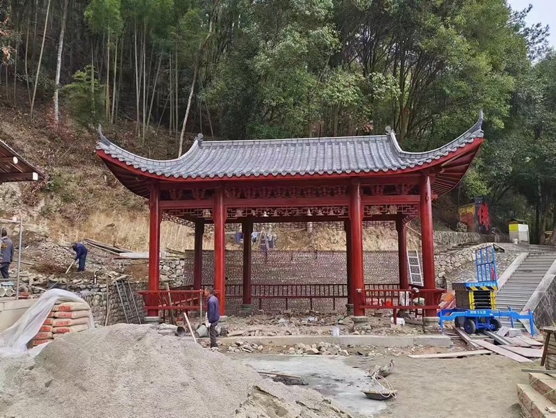 防腐木凉亭
